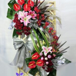 تاج گل تبریک - افتتاحیه - عقد و عروسی - شروع کسب و کار - نمایشگاه - سفارش تاج گل تبریک - گلفروشی آنلاین