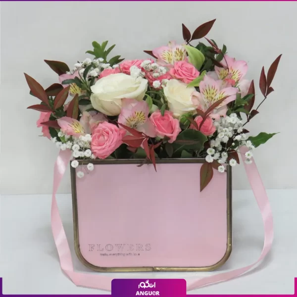 باکس گل طبیعی- باکس کیفی- خرید آنلاین باکس گل