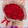 65 شاخه گل رز قرمز- خرید آنلاین دسته گل- انگور