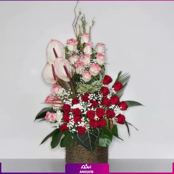 باکس گل خواستگاری- سفارش آنلاین باکس گل