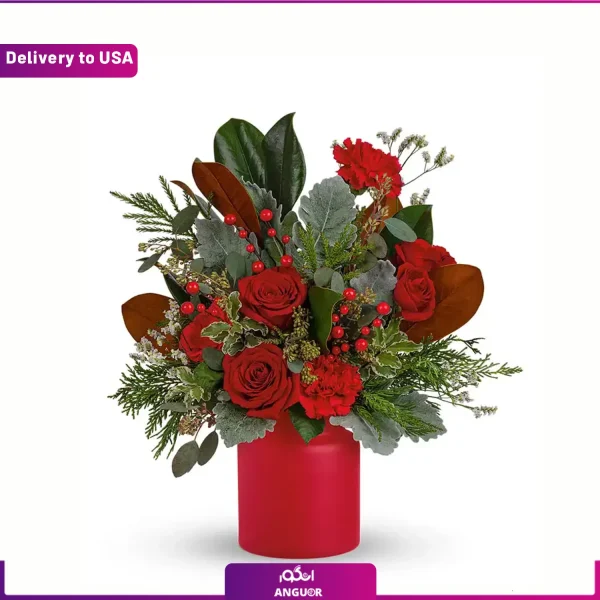 ارسال گل کریسمس به آمریکا - خرید آنلاین گل - سفارش گل به آمریکا