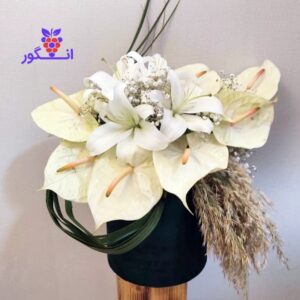 باکس گل ترحیم و تسلیت با قیمت مناسب - خرید گل ترحیم - سفارش آنلاین گل