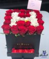 باکس گل حرف H انگلیسی (اچ)