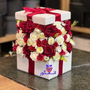 باکس گل مصنوعی- سفارش آنلاین گل مصنوعی- باکس گل مصنوعی زیبا
