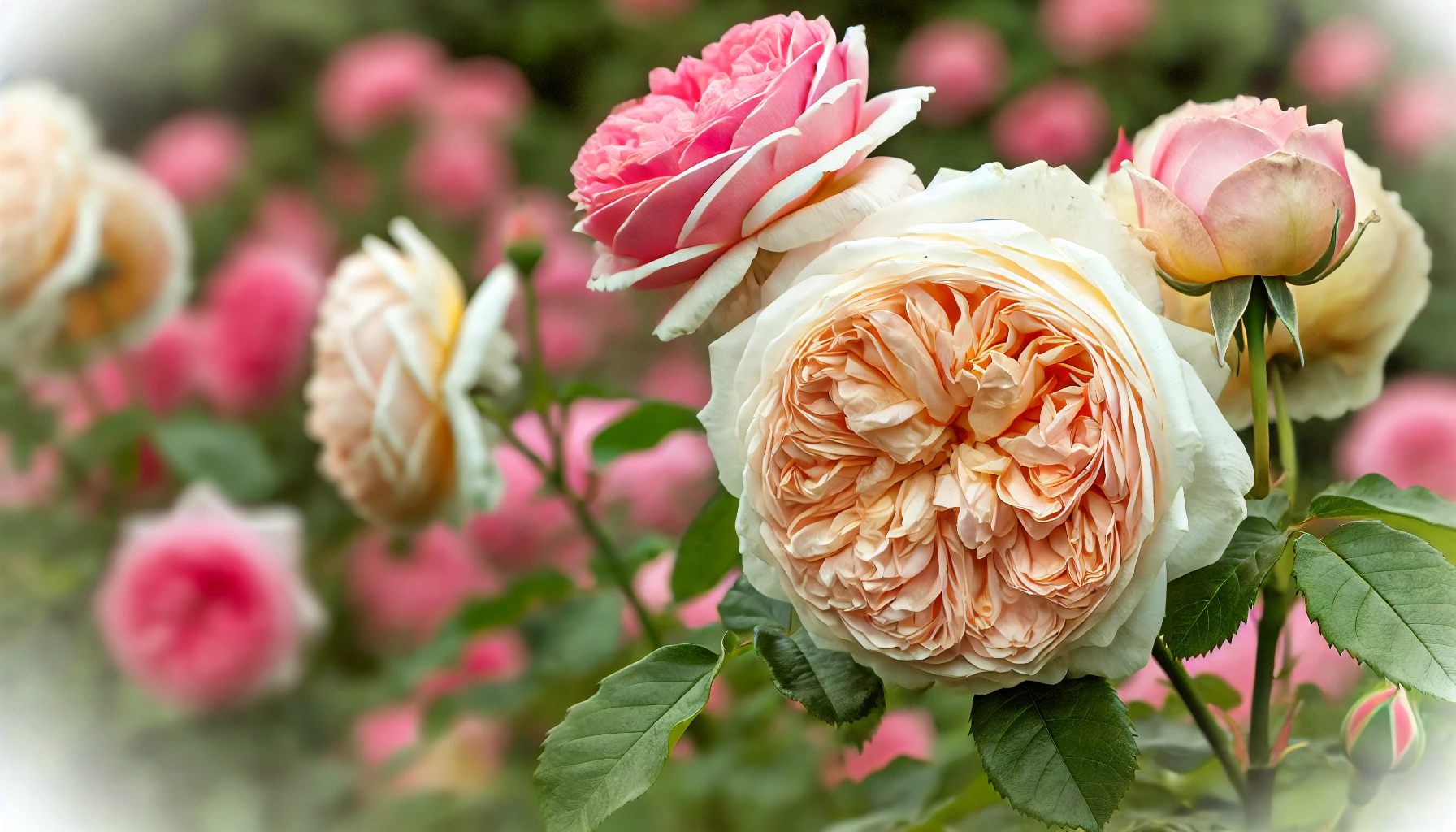 6. گل رز ایتالیایی (English Roses)