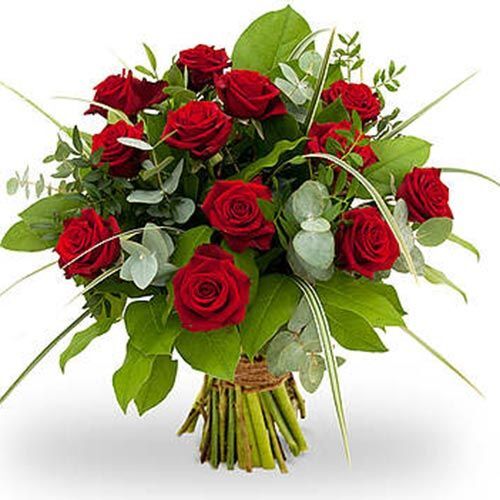 دسته گل زیبای رز قرمز (ارسال گل به هلند)