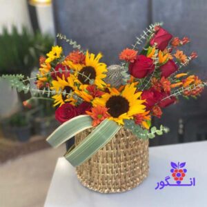 باکس گل پاییزه- سفارش آنلاین گل