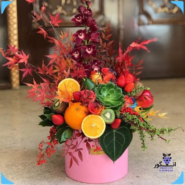 باکس گل vip مخصوص یلدا - خرید باکس یلدایی - گل فروشی آنلاین