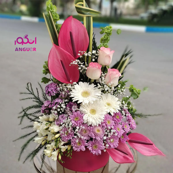 باکس گل- سفارش آنلاین باکس گل- خرید باکس گل از گلفروشی آنلاین