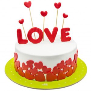 خرید کیک تولد لاو LOVE در تهران و کرج