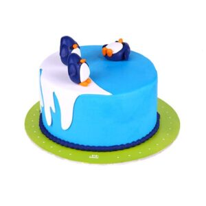 خرید کیک تولد پنگوئن