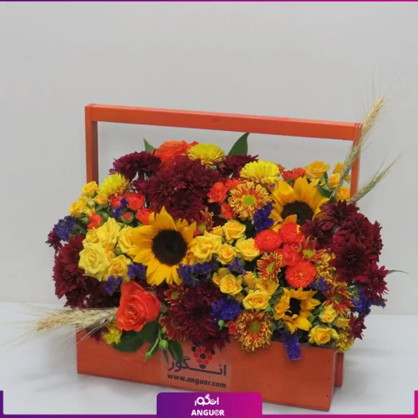 باکس گل پاییزی- خرید آنلاین باکس - تم پاییزی