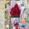 عکس دسته گل رز قرمز - سفارش دسته گل رز - سفارش آنلاین گل