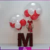 باکس حرف M- خرید آنلاین باکس تول حروف- باکس گل رز حروف