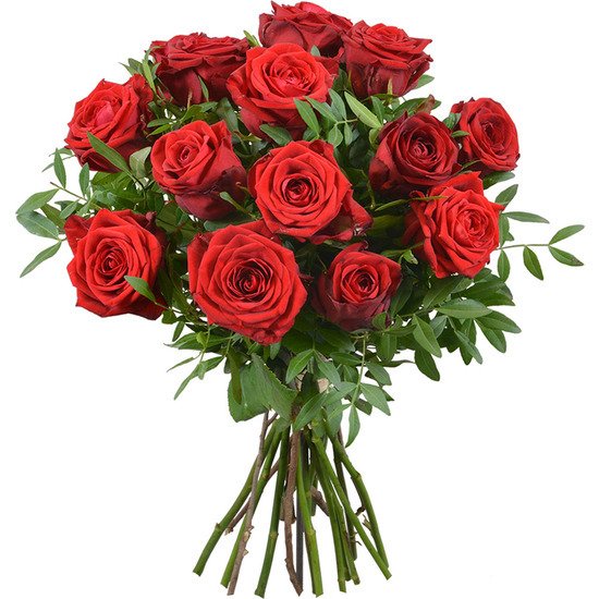 دسته گل رز سرخ 12شاخه (ارسال گل به هلند)