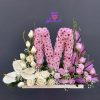 گل حروف- باکس گل حرف m- باکس گل بله برون