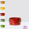 گلدان فلزی لاین قرمز (ارتفاع 15)