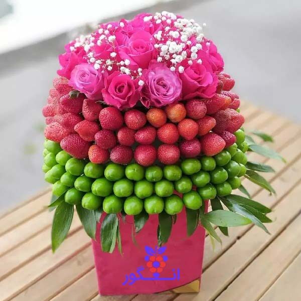 باکس گل نوبرانه-باکس میوه نوبرانه