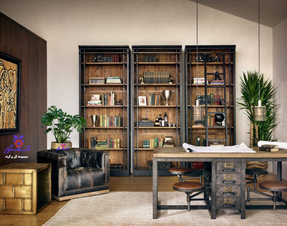 گلدان هدیه لوکس فایبر گلاس برای کتاب خونه