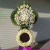تاج گل دو طبقه- سفارش آنلاین گل-