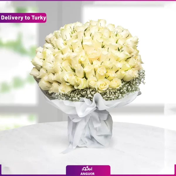 ارسال دسته گل به ترکیه- ارسال دسته گل به خارج- سفارش انلاین گل-انگور