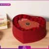 باکس گل و شکلات قلبی (تحویل در فرانسه) - Image 2
