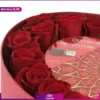 باکس گل و شکلات قلبی (تحویل در فرانسه) - Image 3