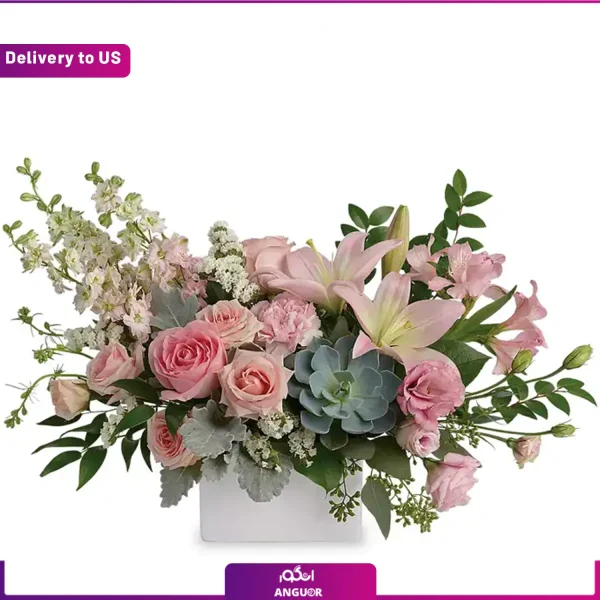 خرید باکس گل - سفارش انلاین گل - ارسال باکس گل به امریکا
