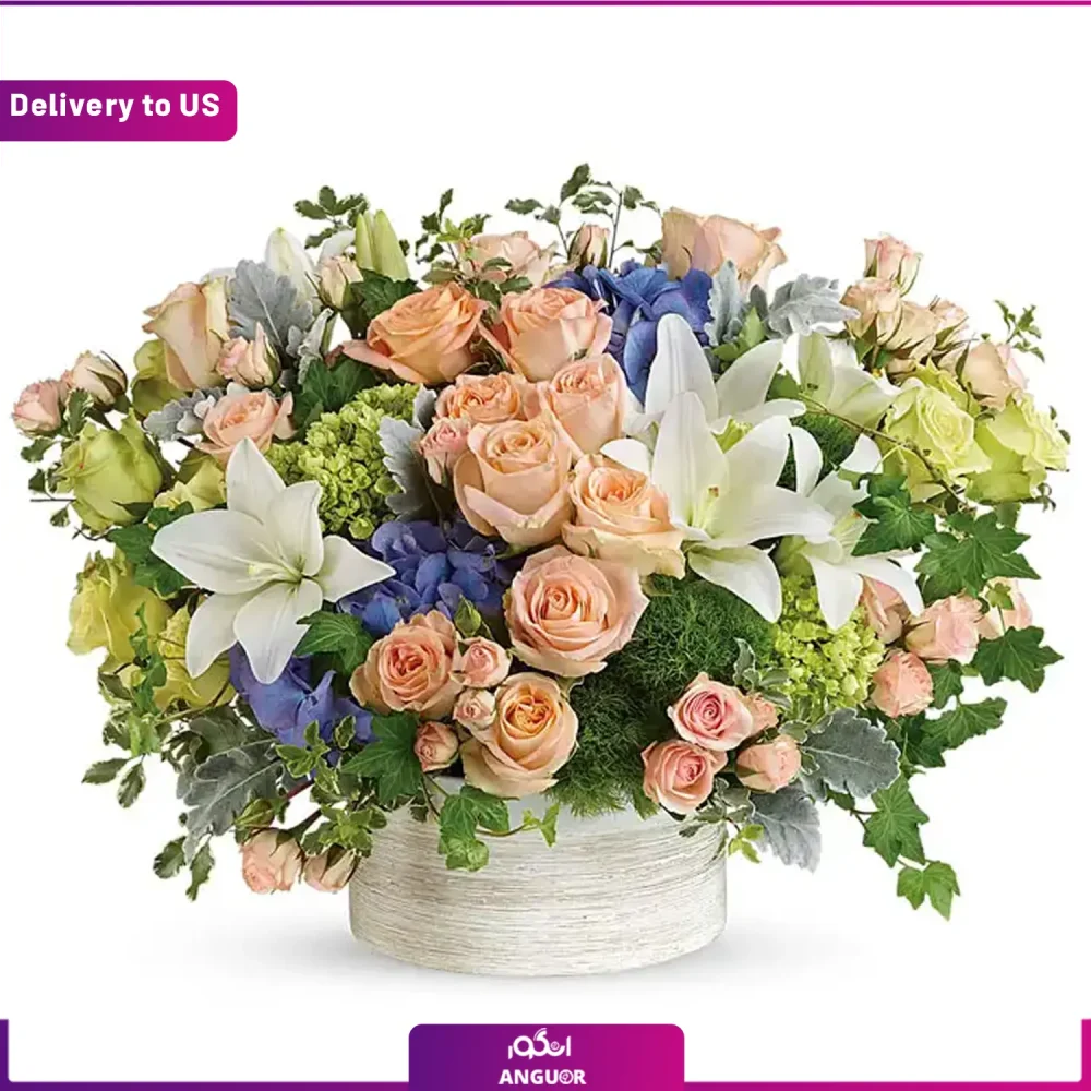 خرید باکس گل - سفارش آنلاین گل - ارسال باکس گل به امریکا