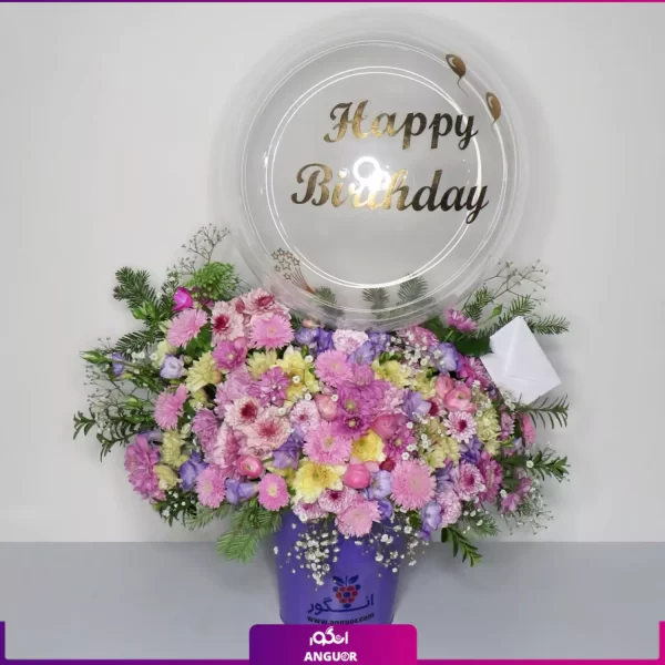 باکس گل تولد- خرید آنلاین باکس گل و تولد-