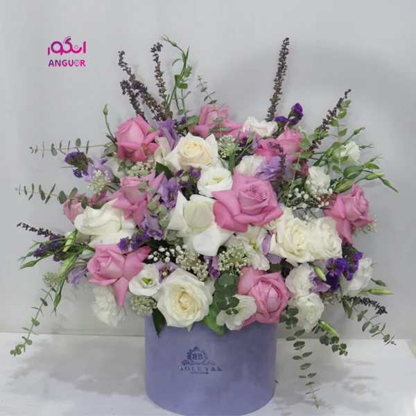 باکس گل رز- خرید آنلاین باکس گل- سفارش باکس گل رز