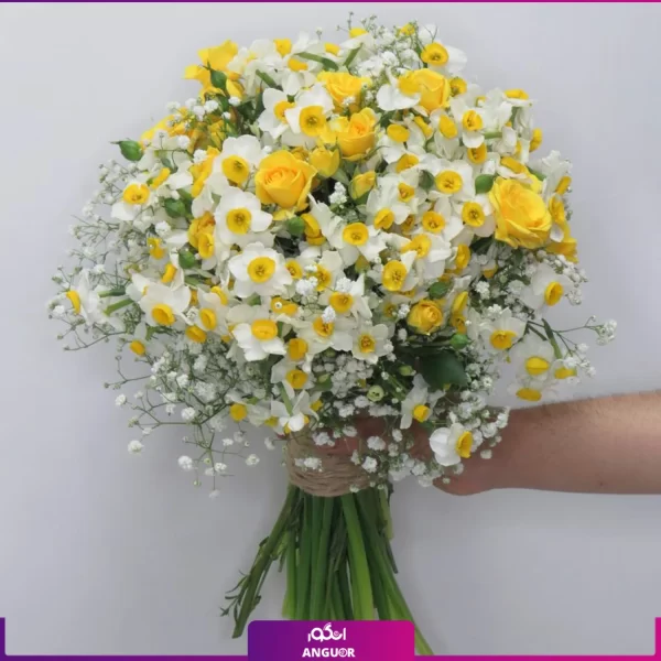 دسته گل نرگس- خرید آنلاین دسته گل- گل نرگس