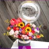 باکس گل تولد- خرید آنلاین باکس گل تولد- گلفروشی آنلاین باکس گل