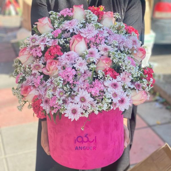 باکس گل دخترانه- خرید آنلاین باکس گل
