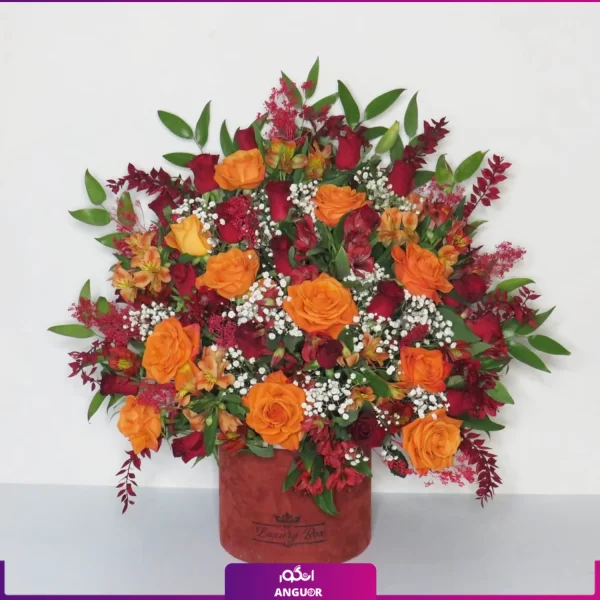 باکس گل پاییزی- خرید آنلاین باکس گل-