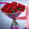 Sumptuous Red Roses(Delivery to UK)