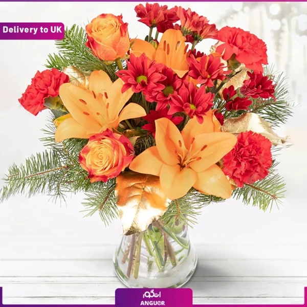 ارسال دسته گل به انگستان - سفارش انلاین گل