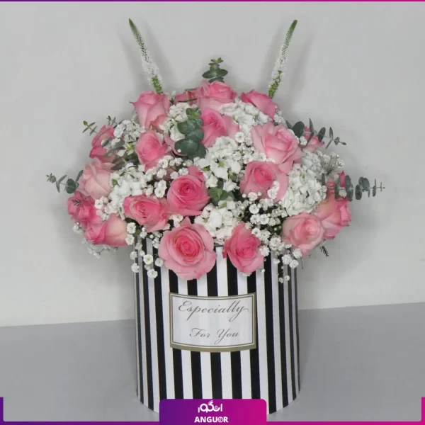 باکس گل رز- خرید آنلاین باکس گل- سفارش آنلاین باکس گل رز
