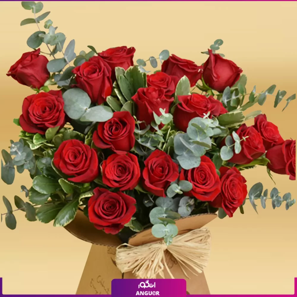 Red Rose Hand Bouquet (طرح بین الملل کلاسیک) - Image 3