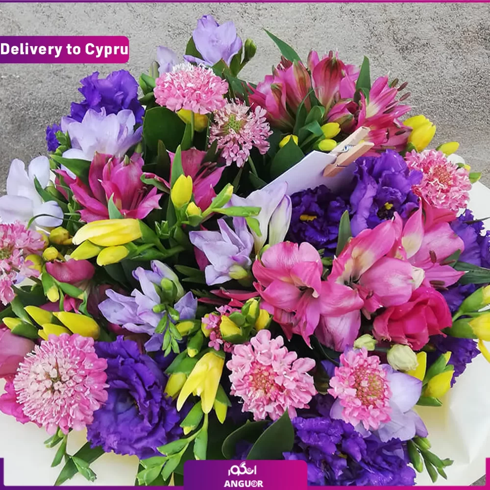 ارسال دسته گل به قبرس- ارسال گل به خارج از کشور-ارسال هدیه به خارج-انگور
