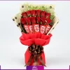 دسته گل رز قرمز با شکلات کیت کت | Kit Kat Chocolate - Image 2