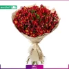 دسته گل آلسترومریا قرمز (80 شاخه)