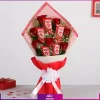 خرید + قیمت + عکس دسته گل رز قرمز با شکلات کیت کت Kit Kat Chocolate- (1)