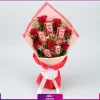 دسته گل رز قرمز با شکلات کیت کت | Kit Kat Chocolate - Image 2