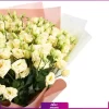 دسته گل لیسیانتوس نباتی بزرگ | A large bouquet of lisianthus flowers