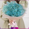 دسته گل ژیپسوفیلا فیروزه ای (گل عروس) - خرید آنلاین گل ژیپسوفیلا - انگور