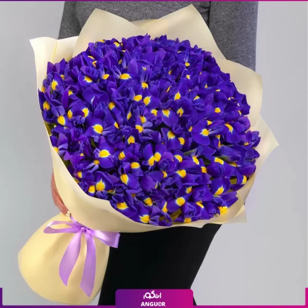 خرید سفارش دسته گل - دسته گل زنبق- هدیه دسته گل - انگور