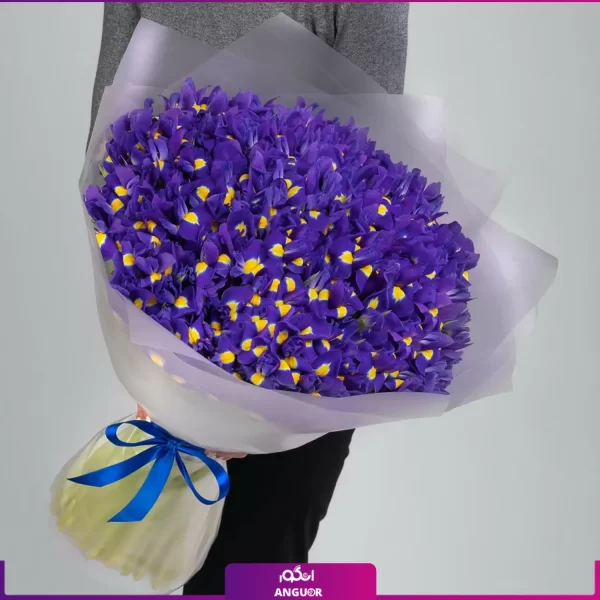 خرید دسته گل بزرگ زنبق - سفارش گل - انگور