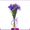 خرید دسته گل کوچک زنبق با گلدان شیشه ای -عکس+قیمت - انگور