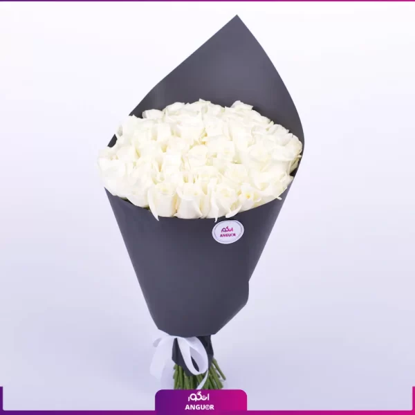 خرید و سفارش دسته گل رز - سفارش آنلاین گل - دسته گل رز 51 شاخه